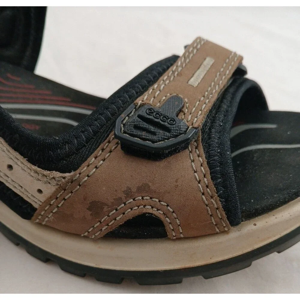 ECCO Yucatan Offroad Sandals mens 39 EUR US 8.5 Black Sport Hiking Water